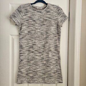 Antistar -‎ Size S - Grey T-Shirt Tweed Mini Dress
